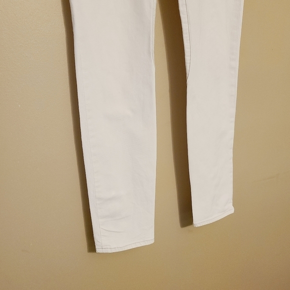 All Saints Spitalfields | Women's Ivory Skinny Jeans With Ankle Zipper (Size 25) - Picture 6 of 11